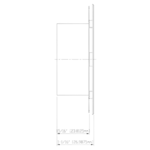 Tyco LFII White Flat Cover Plate - 139 Degrees - Image 4